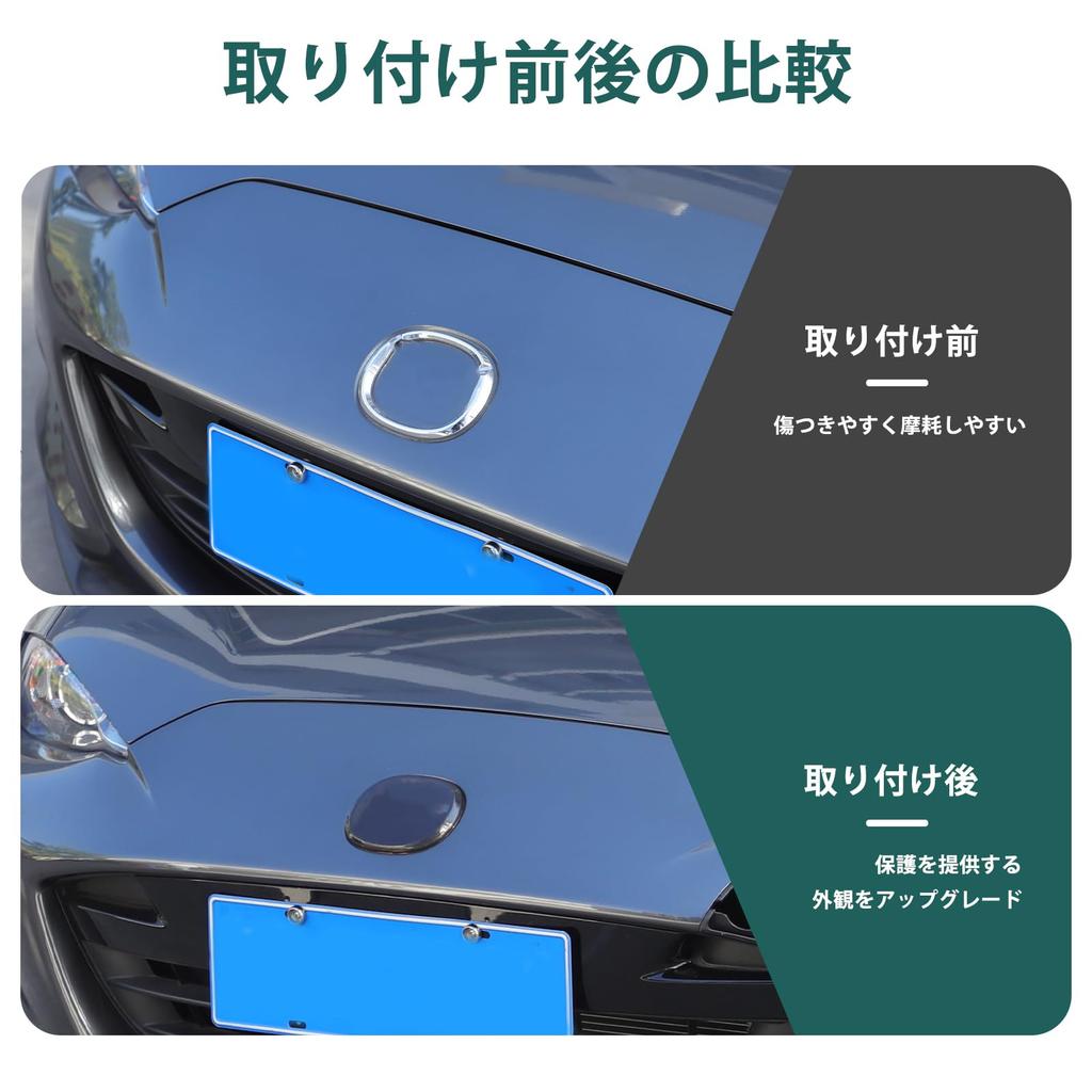 Hcilloend Новая Mazda Roadster серии ND 2016-2024 Накладка на эмблему, Защита эмблемы, Накладка на значок, АБС,