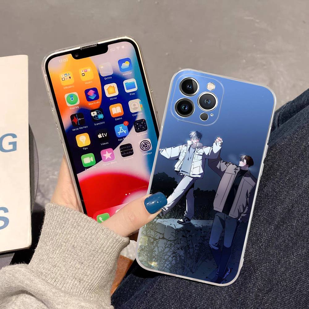 Чехол Nerd Project Bl Anime Ударопрочный Силиконовый Прозрачный для IPhone 17 16 15 14 13 12 11 Mini Pro Max Plus