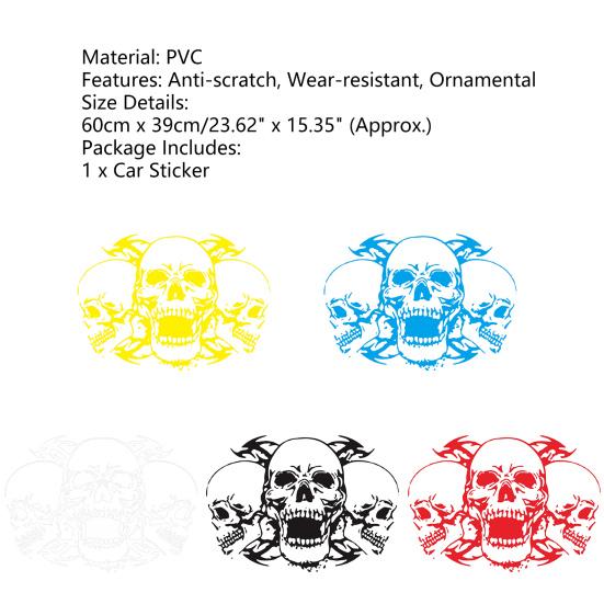 Vinyl Decal Long Lasting Good Visual Effect Self-adhesive Cool Hood Large Auto Graphic Sticker for SUV