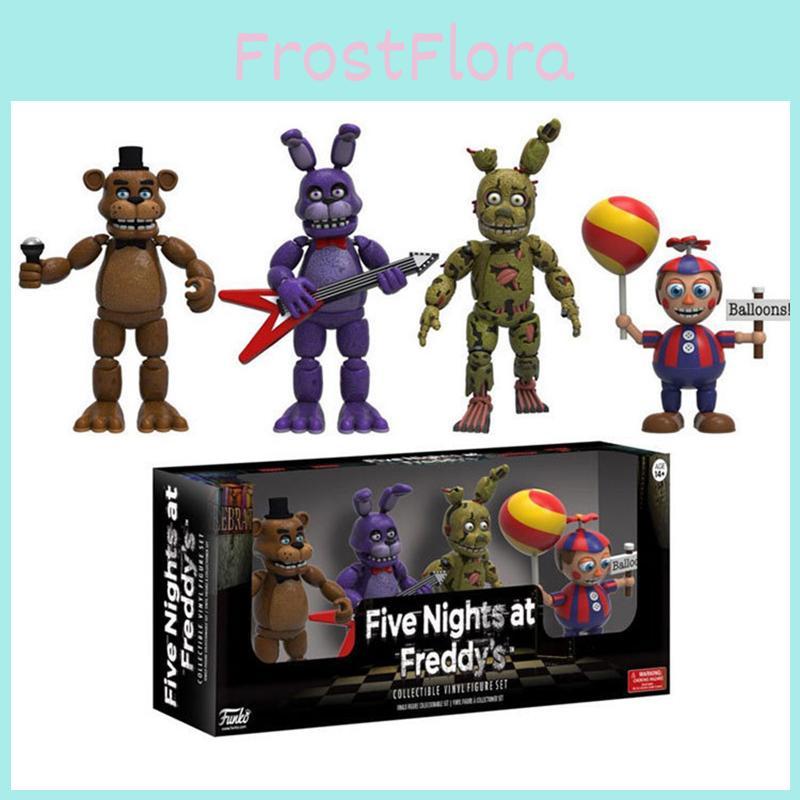 Потрясающий набор из 4 фигурок по Five Nights At Freddy's: Pizza Simulator для ультимативной коллекции