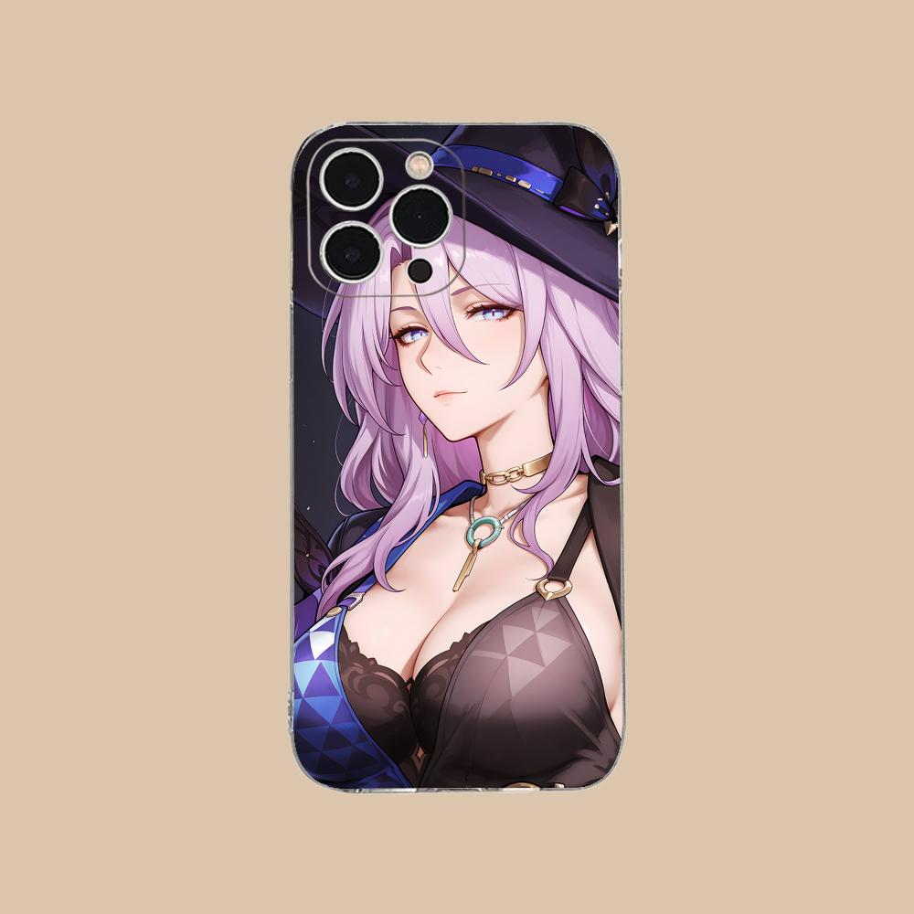 HSR Прозрачный TPU чехол для iPhone 17 16 15 14 13 12 11 X XR XS Air Pro Max Plus Mini, цветной