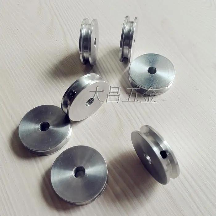 Aluminum alloy single groove belt pulley main shaft motor pulley model transmission wheel small belt pulley 40