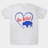 Мужская черная футболка с принтом Buffalo Bills Рождество Печать на бумаге для трансфера без вырезания Хлопковая футболка