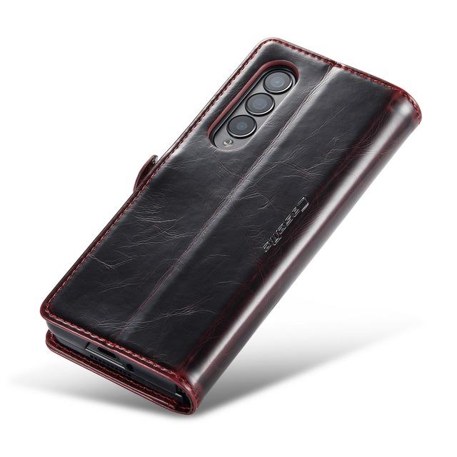 Противоскользящий удобный кожаный чехол-бумажник для Samsung Galaxy Z Fold 4 Fold4 5g Fold3 Fold 3 противоударный чехол для аксессуаров для телефонов