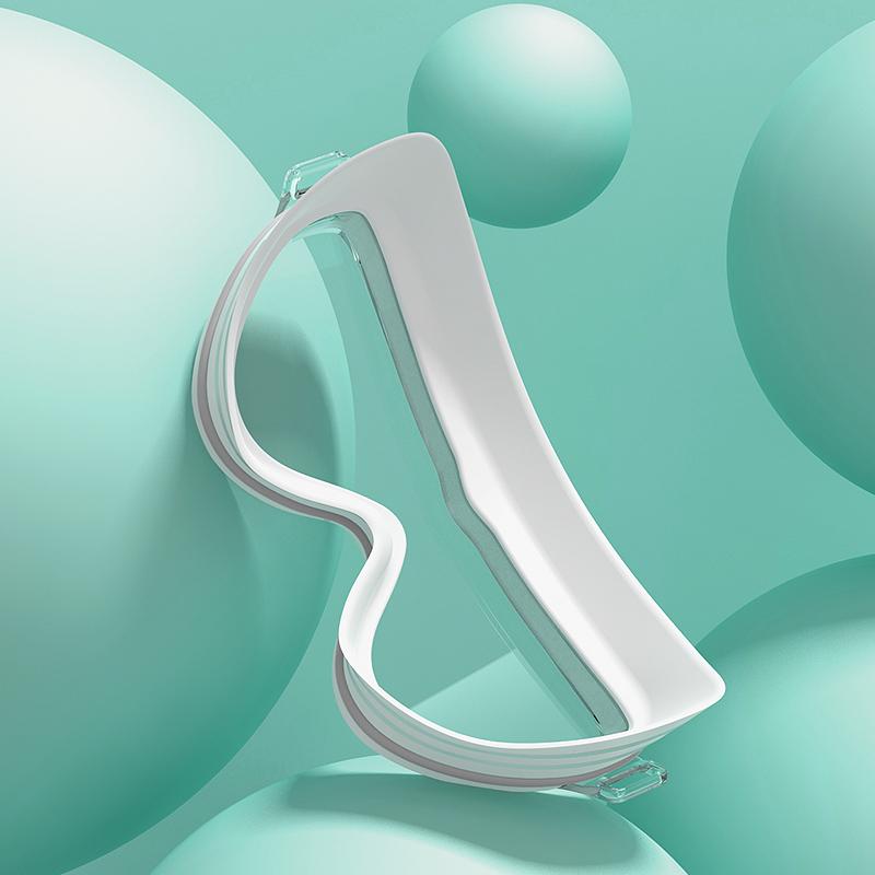 Очки для плавания с большой оправой, трехслойные линзы, водонепроницаемые, нескользящие, противотуманные очки для плавания для взрослых, очки для плавания унисекс