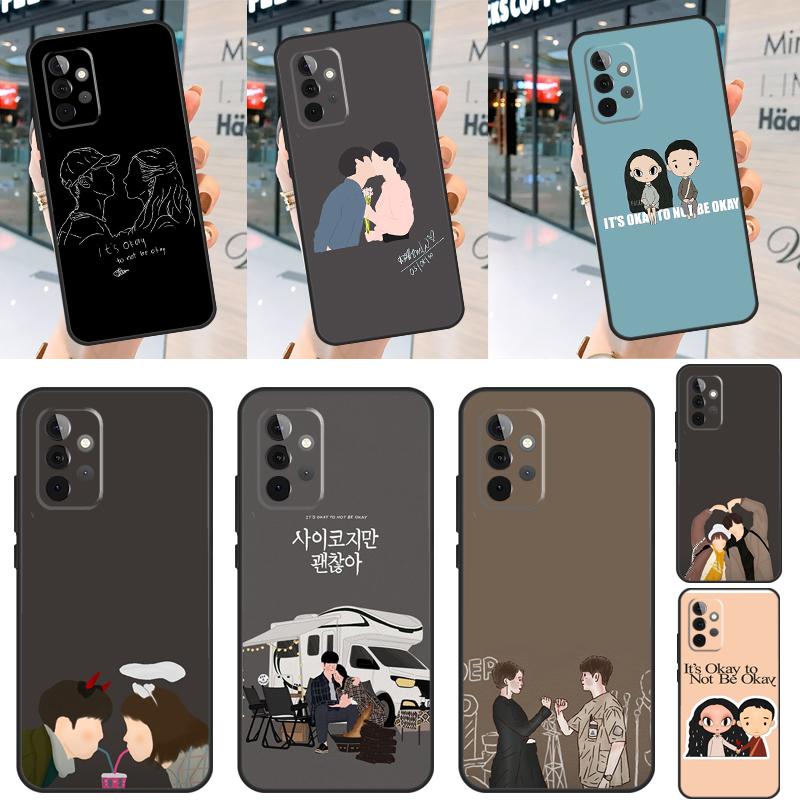 Корейская дорама It Is Okay To Not Be Case для Samsung Galaxy A52 A32 A22 A12 A13 A33 A53 A73 A50 A52S A51 A71 A14 A34 A54 Чехол