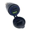 Мотоциклетное зарядное устройство USB для телефона Type-C+QC3.0, адаптер для быстрой зарядки, разъем питания для мотоциклов