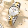 CURREN 9090 Women's Business Waterproof Watch, Personalized Simple Steel Band Watch, Couple's Watch