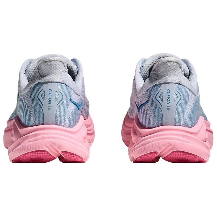 HOKA One One Clifton 10 Широкие Удобные Универсальные Нескользящие Прочные Дышащие Поддерживающие Беговые Кроссовки Женские Кроссовки Синий Розовый 1162050-OTP