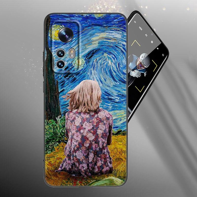 Van Gogh Starry Sky Art Phone Case For Xiaomi Mi 10T 11i 11T Note 10 11 Lite NE F1 POCO F3 M3 X3 GT NFC M4 X4 Pro 5G Black Cover
