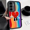 Чехол для телефона для Samsung Galaxy A17 A16 A15 A14 A13 Bad Bunny Сердце A56 A36 A26 A55 A35 A25 A54 A34 A24 A53 A33 A23 A07 A06