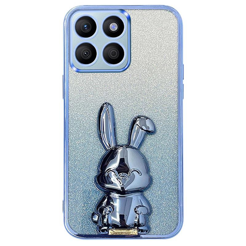 For Honor X8b 4G Kickstand Case Cute Rabbit Shockproof Slim Phone Cover
