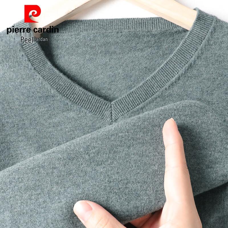 Pierre Cardin Men's 100% Pure Wool V-Neck Sweater