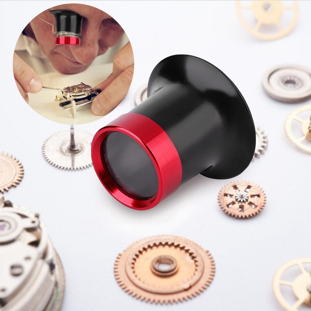 10X Magnification Magnifier Loupe Aluminum Alloy Eye Magnifier Magnifying Glass  Stamp Collection