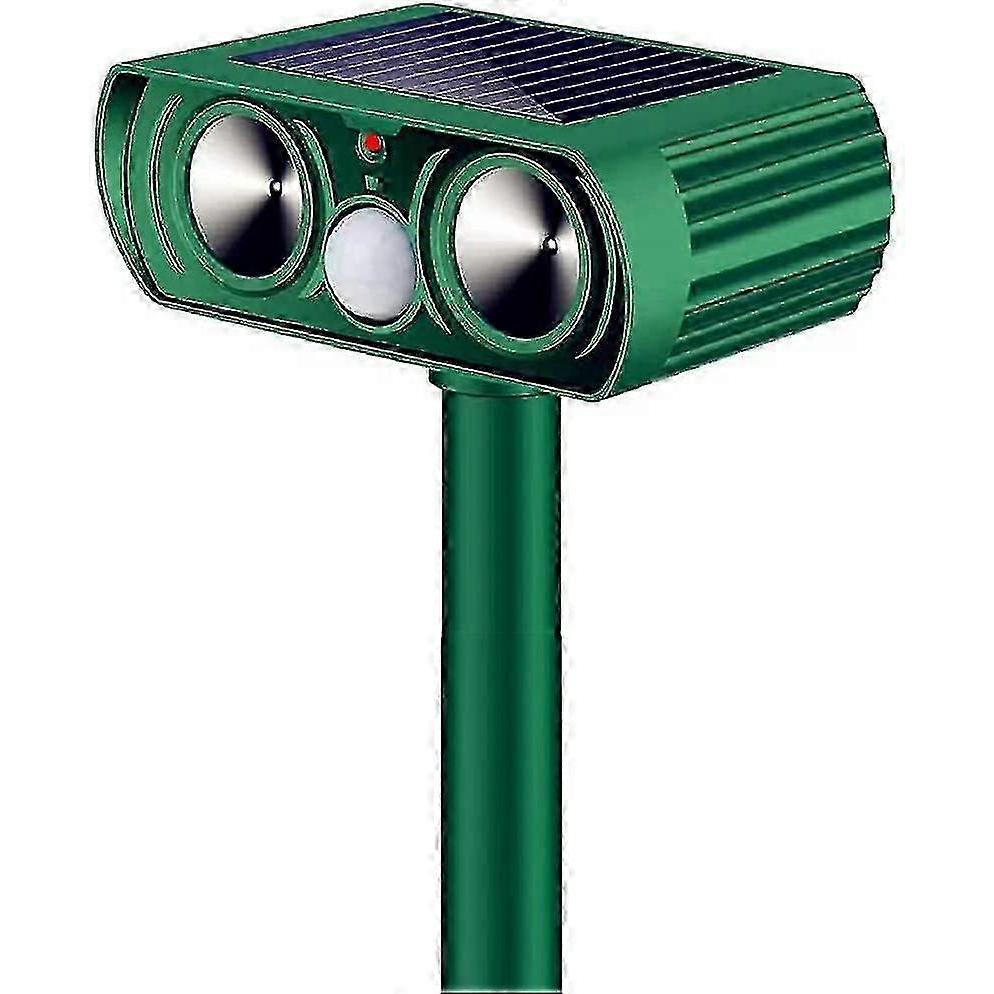 Ultrasonic Animal Repeller Outdoor, Solar Power Animal Repeller With Pir Motion, Waterproof Ultrasonic Pest Repeller Cat 26s