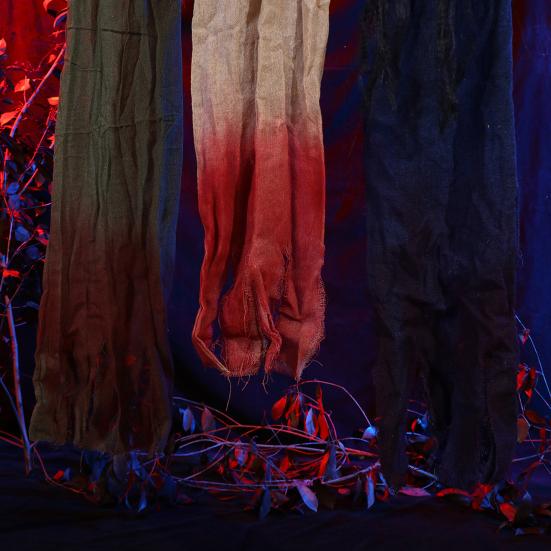 Хэллоуин Подвесное украшение в виде привидения Страшный Мрачный Жнец Скелет Призрак Жуткий Декор для вечеринки на открытом воздухе Двор Крыльцо Дом с привидениями