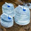 Портативное складное ведро для воды для улицы с краном