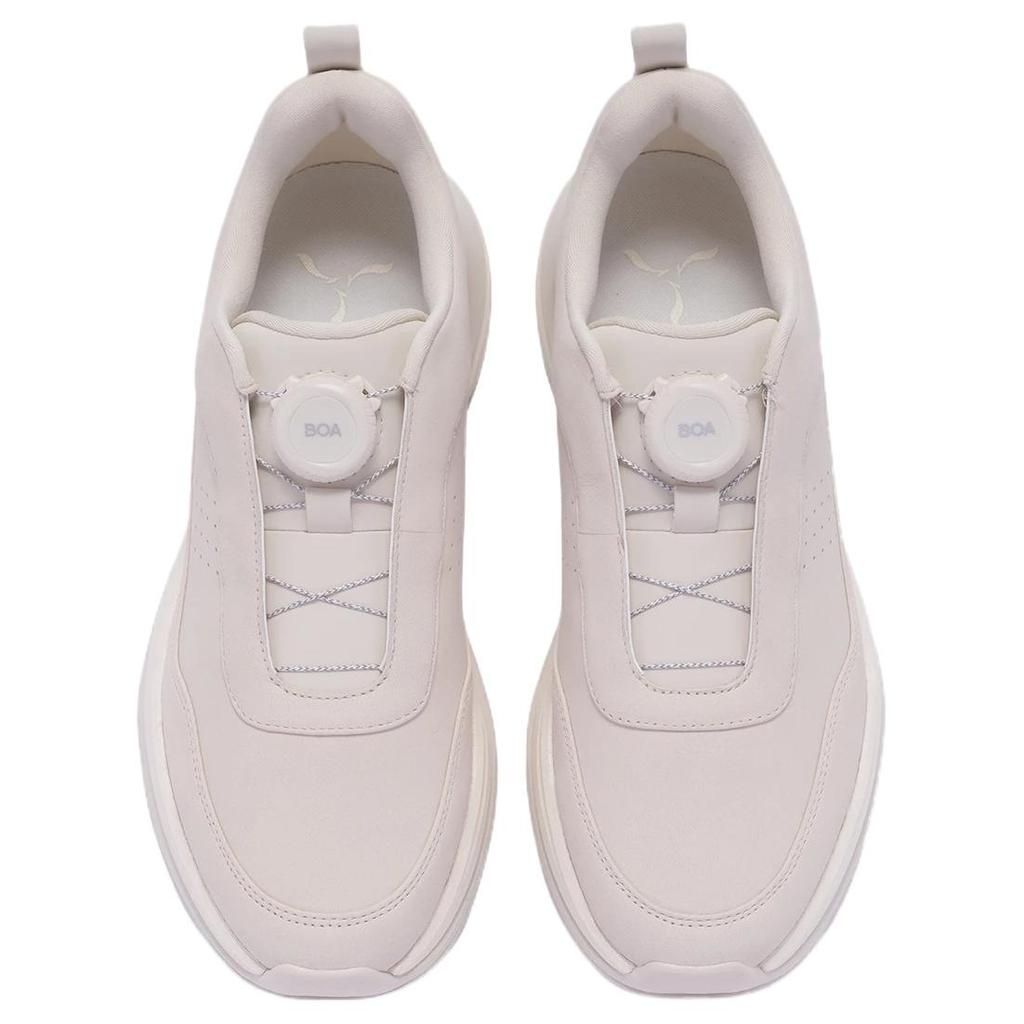 Li Ning 1990 Простые Удобные Универсальные Прочные Легкие Низкие Повседневные Кроссовки Женские кроссовки Рок-Белый Серый ALLV016-1