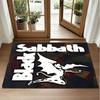 Led Zeppelin Design Crystal Velvet Rug Soft Decorative Mat for Bedroom Entrance