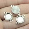 Fit Round 12mm Glass Cabochon Base Setting Tray Accessories Parts Men Jewelry New Arrivals Cheap Cute Stuff