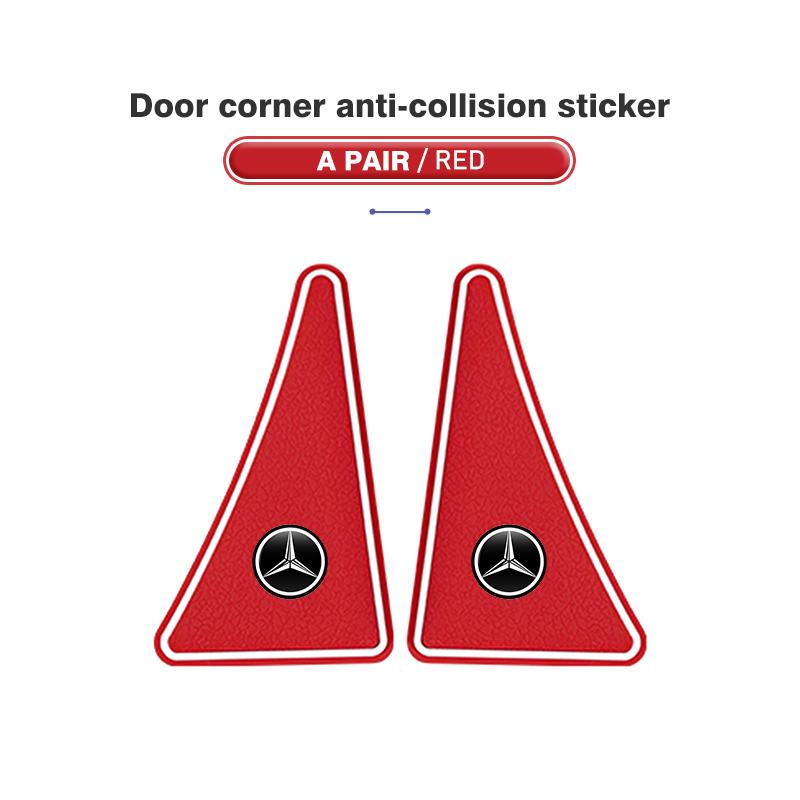 AAVM1 2pcs Car Door Sticker Body Paint Surface Guard Protection Sticker For Mercedes Benz W211 W124 W176 W177 C180 C200 C260 C300 GLC