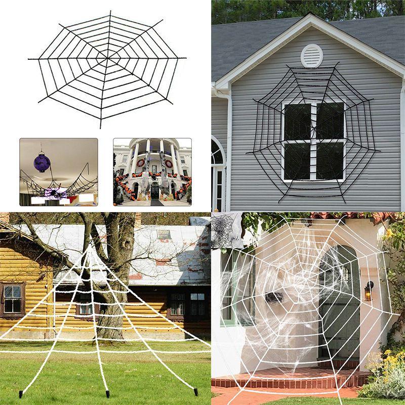 Реалистичная жуткая паутина на Хэллоуин для жуткого домашнего декора