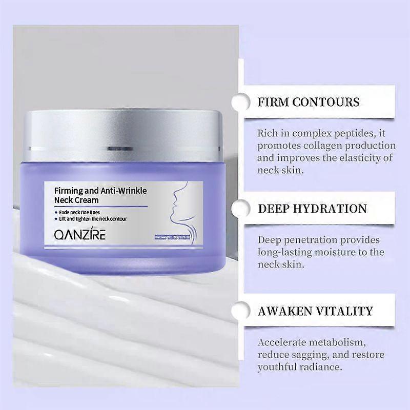 Tighten & Lift Neck Cream, Neck Firming Cream, Anti-Aging Neck Cream for Tightening & Firming Wrinkles, Day & Night Moisturizing Even Skin Tone for Me
