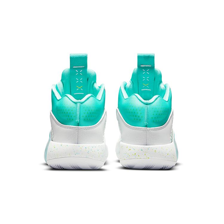Jordan Air Jordan 35 'Guo Ailun' Нескользящие износостойкие кроссовки для баскетбола средней высоты Детские Мятно-зеленые DJ3009-100