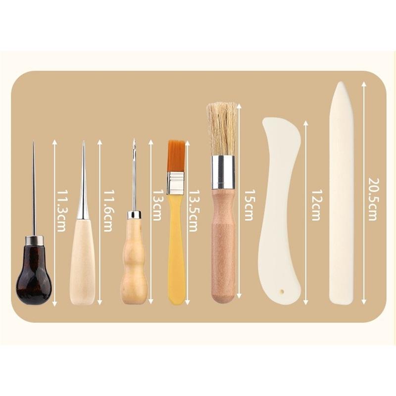 All-in-One Bookbinding Kit with Wooden Press,Tools & Thread