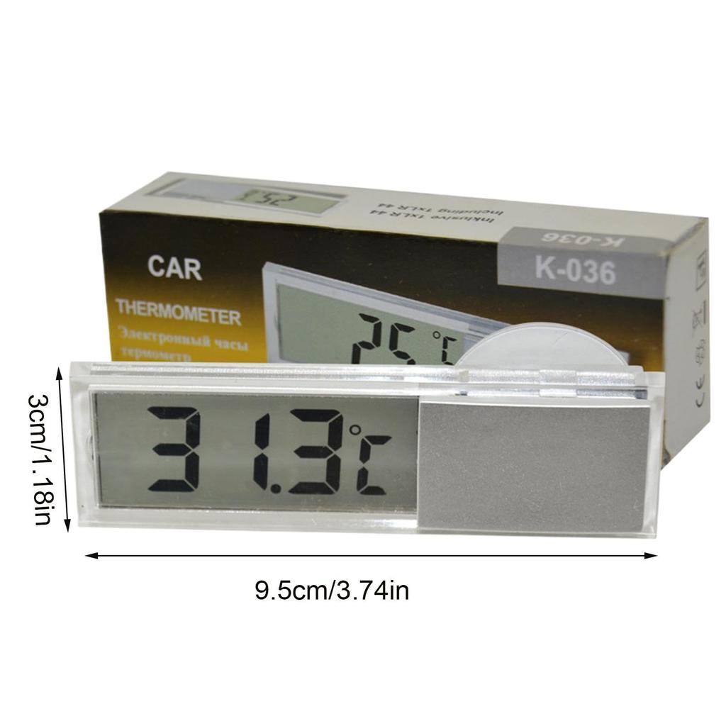 Car Clock and Temperature, Car Dashboard Digital Clock - Car Digital Dashboard Clock with