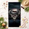 Superman Soft Beach Towel Stylish Beach Pool Towel for Summer Seaside Vacation Travel
