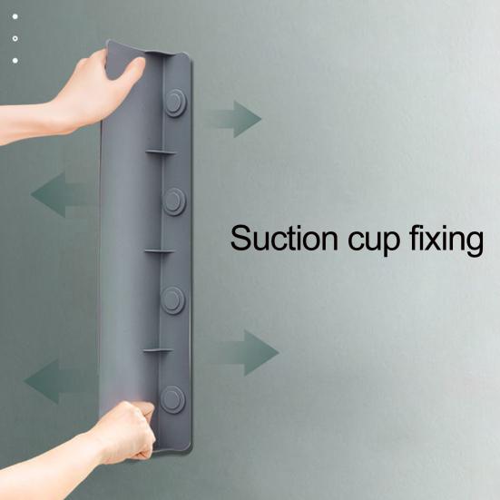 Брызговик для раковины, адсорбция под давлением, наклонная конструкция, мягкая присоска, брызговик для резервуара для воды