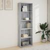 VidaXL Bibliothèque sonoma gris 60x30x189 cm bois d'ingénierie, étagère, étagère à livres, support de livre, armoire de 857922