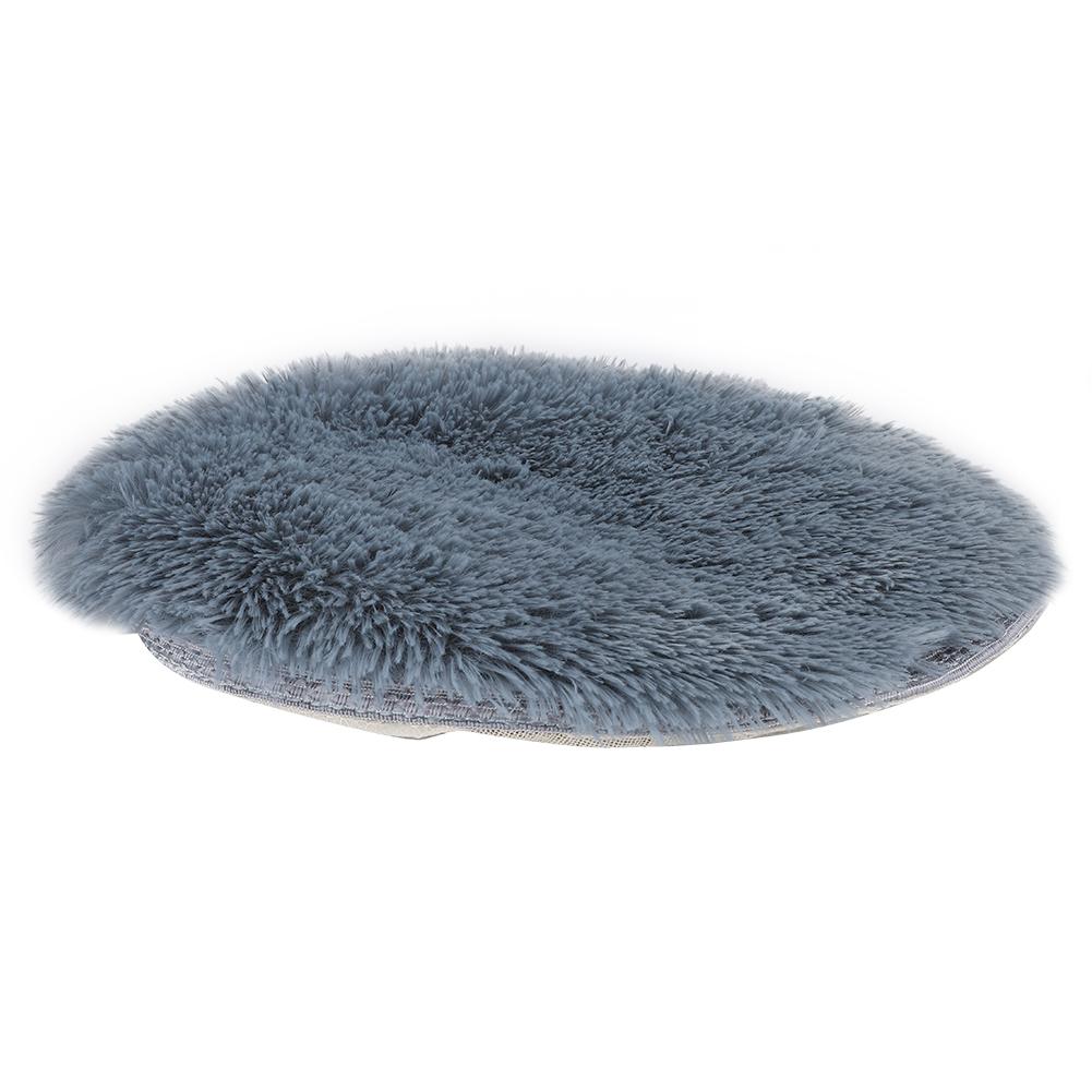 Pets Winter Plush Electric Blanket Heating Mat for Small Dog Cat USB Charging InterfaceSilver Gray