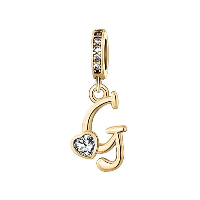 Новый медный с покрытием Rose Gold, Light Gold, двухцветный, с 26 английскими буквами, подвеска-шарм, совместим с браслетами, ожерельями, для самостоятельного изготовления украшений