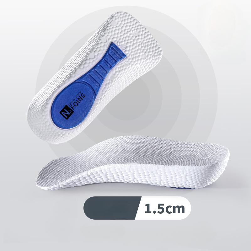Стельки из пены с эффектом памяти, увеличивающие высоту, для мужчин и женщин, ортопедические стельки для плоской стопы, поддерживающие свод стопы, кроссовки, подушечки для обуви с подъемом каблука