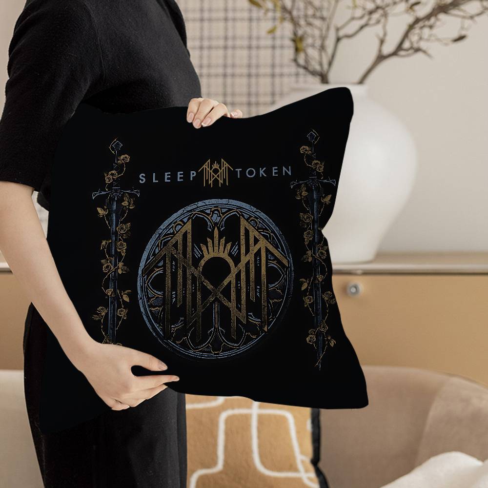 Popular Band S-Sleep T-Token Cushion Cover Car Throw Pillow Case For Sofa Car Christmas Gift 40X40Cm 45X45Cm