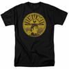 26 Sun Records Элвис Полное Солнце Лэйбл Футболка Лицензированная Классический Рок-н-Ролл Футболка Черная Унисекс Футболка