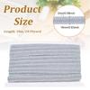 1card Polyester Braided Lace Trim Sewing Centipede Lace Ribbon for Clothes Accessories and Curtains Accessories Gray 5/8 inch(16mm)