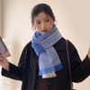 2024 Warm and Comfortable Checkered Imitation Cashmere Scarf for Women