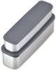 Термос-ланчбокс 2-уровневый slim, 815 мл, черная окантовка, DSA-804W BKBD