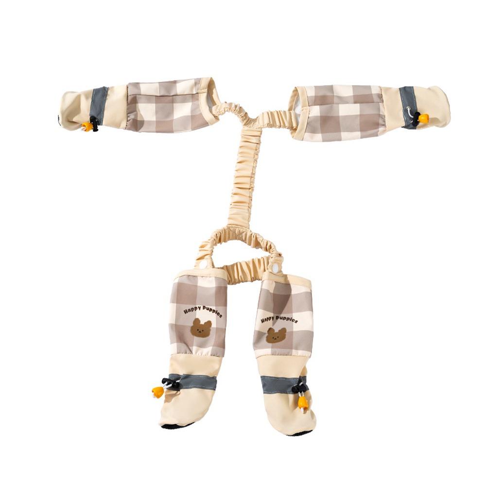 Защита всей ноги Собачьи четырехногие штаны Светоотражающая полоса Собачий комбинезон Обувь Прогулка с питомцем