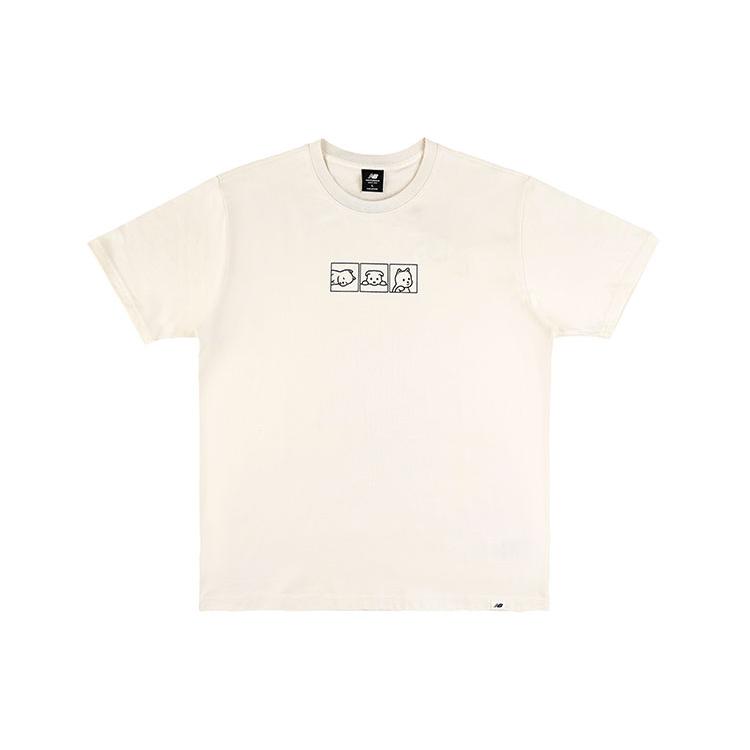 New Balance Noritake T Shirt Unisex Ecru (Unisex) T-Shirts AMT12389 RSI