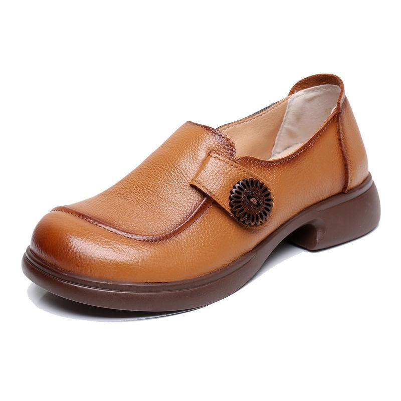 Женские балетки из коровьей кожи на низком каблуке, серые мокасины, женские шикарные туфли-лоферы без застежек, роскошные винтажные туфли высокого качества