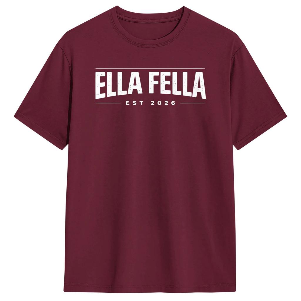 Streetwear T Shirt Beach Ella Fellas Club Popular TShirts Cotton Tshirt for Couple YK Basic Short Sleeve Top Tees