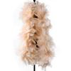 DIY Beautiful Rose Fluffy Boa Natural Turkey Feather boa 2 Meters Carnival Stage Clothinng Sewing Accessory 200 grams Customized