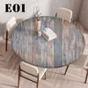 60/90/120Cm Waterproof Round Tablecloth Table Cover Oil-Proof Elastic Kitchen Dining Wedding Party Table Cover Home Decoration