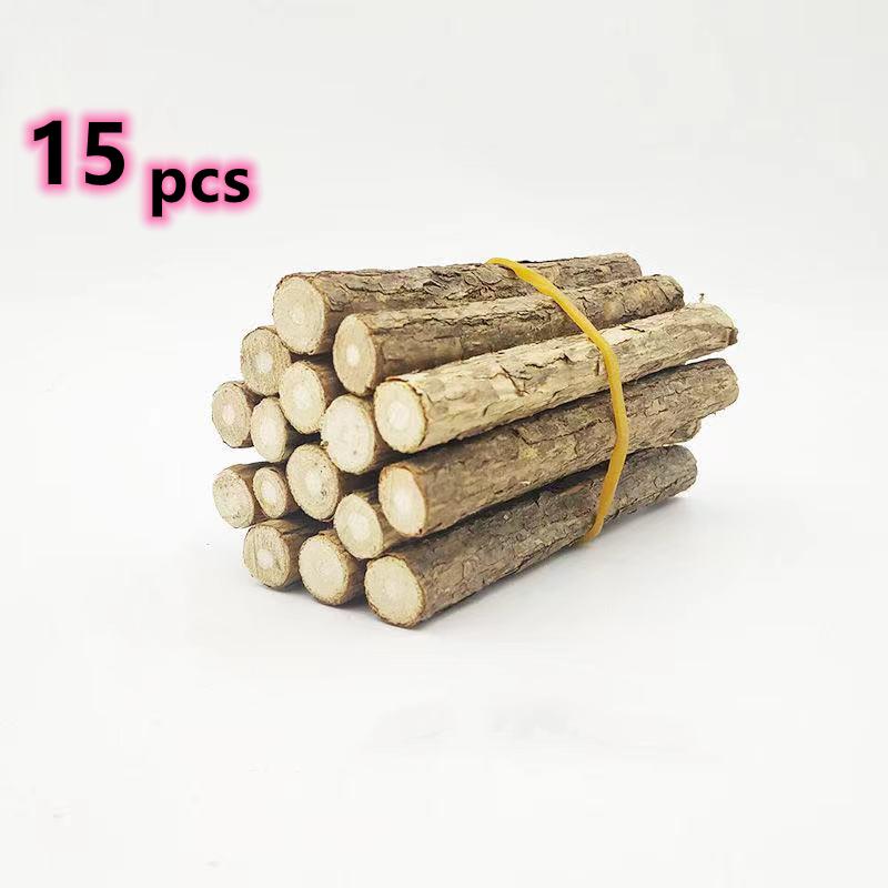 Pure Natural Teething Stick Catnip Toy Polygonum Multiflorum Silver Rattan Branch Cat Toy Snack Stick Cleaning Pet Supplies