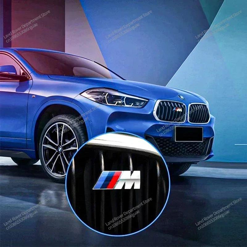 LRIMO1 New 2025 Car Front Grille Badge Emblem For BMW M Logo G60 E60 E46 X3 X4 X5 X6 F48 G01 E84 E83 F39 F10 F30 G11 G07 G86 G80 E90 E6