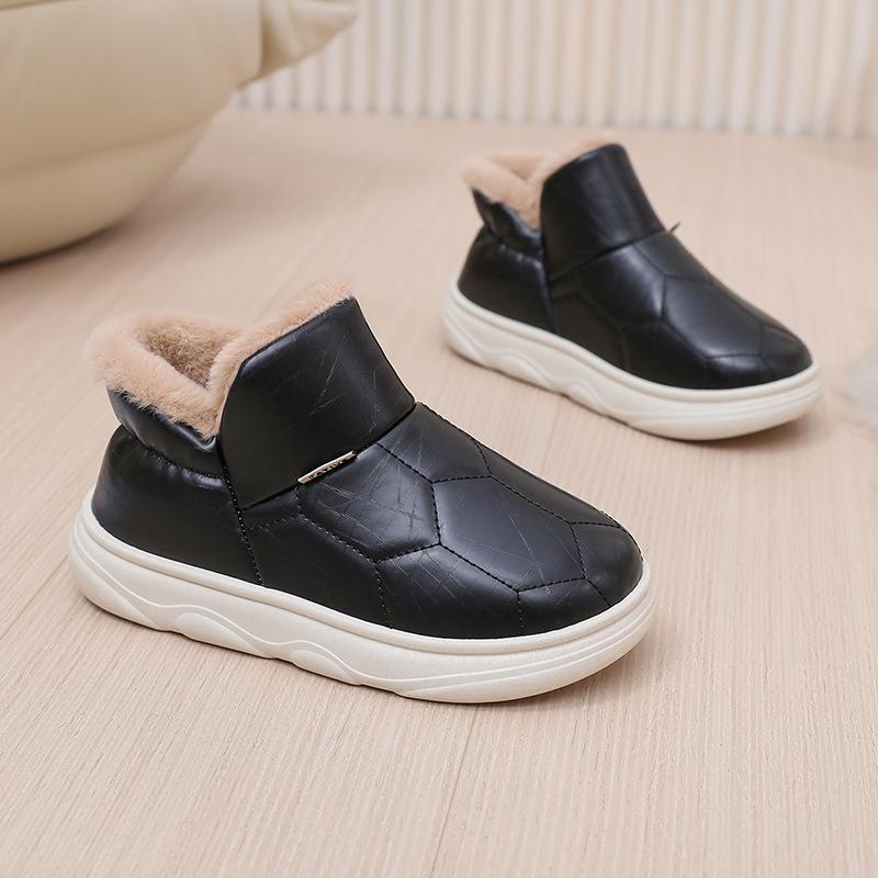 Женские зимние теплые ботинки, тапочки, плюшевые тапочки из пеноматериала с эффектом памяти, домашняя обувь, зимние ботинки для улицы и дома, ботинки с подкладкой из искусственного меха для женщин